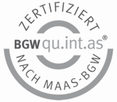 Bild: Zertifiziert nach MAAS-BGW qu.int.as